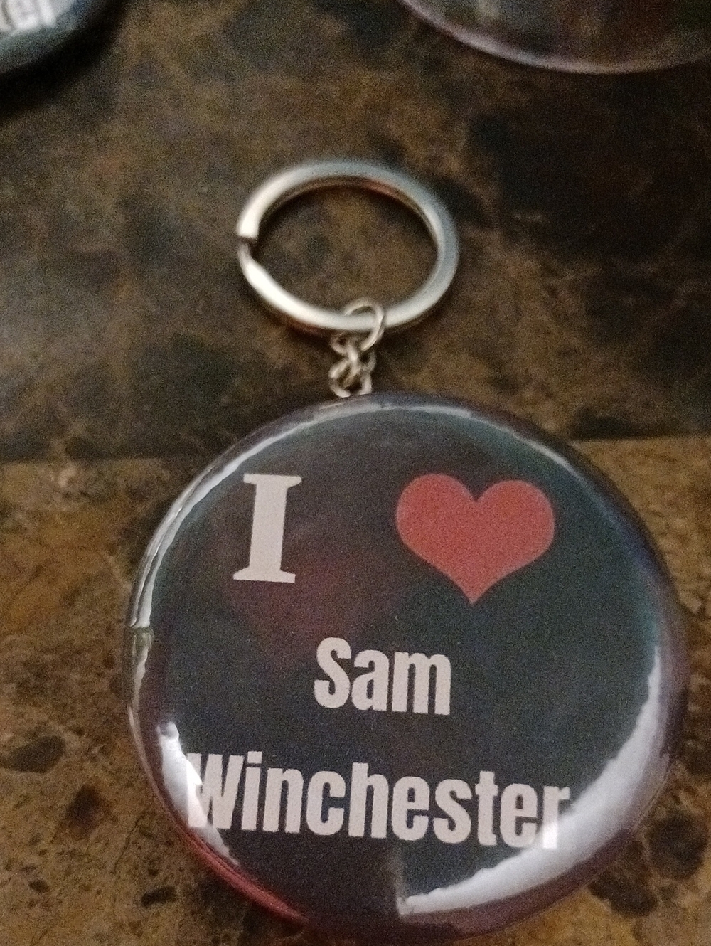 I ❤️ Sam Winchester Keychain